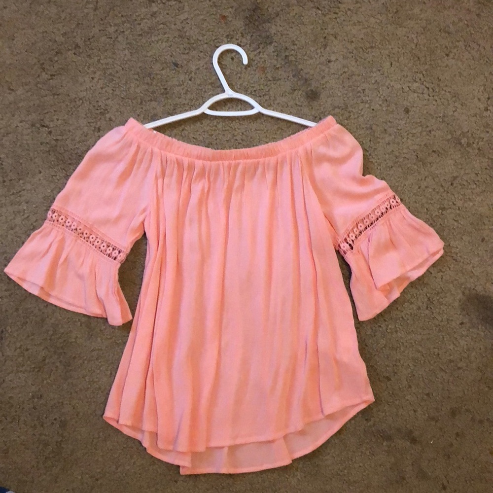 dressy off the shoulder top